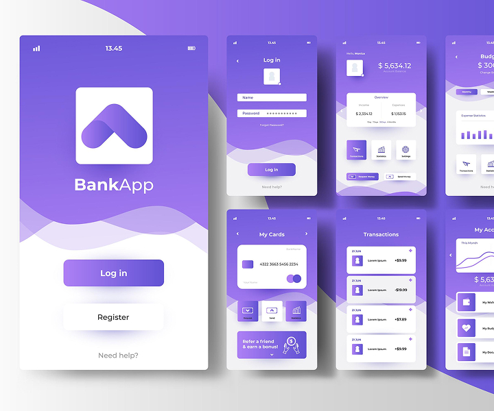 Screen Illustrations - Design